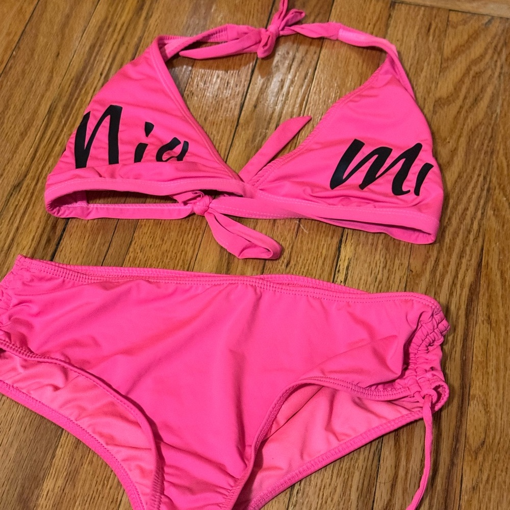 Retro Miami Two-Piece Swim Set